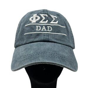 Phi Sigma Sigma ΦΣΣ Dad Sorority Phi Sig Strapback Hat Cap College Fathers Day